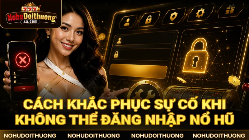 Hướng dẫn khắc phục sự cố khi không thể đăng nhập tài khoản nổ hũ