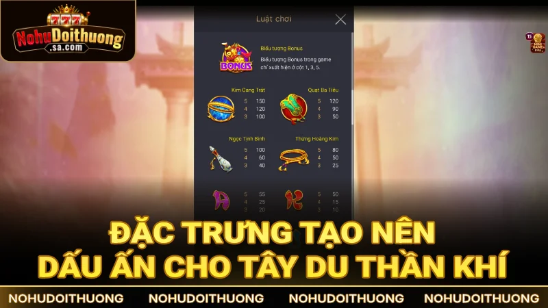 Đặc trưng riêng tạo nên dấu ấn đặc biệt cho game Tây Du