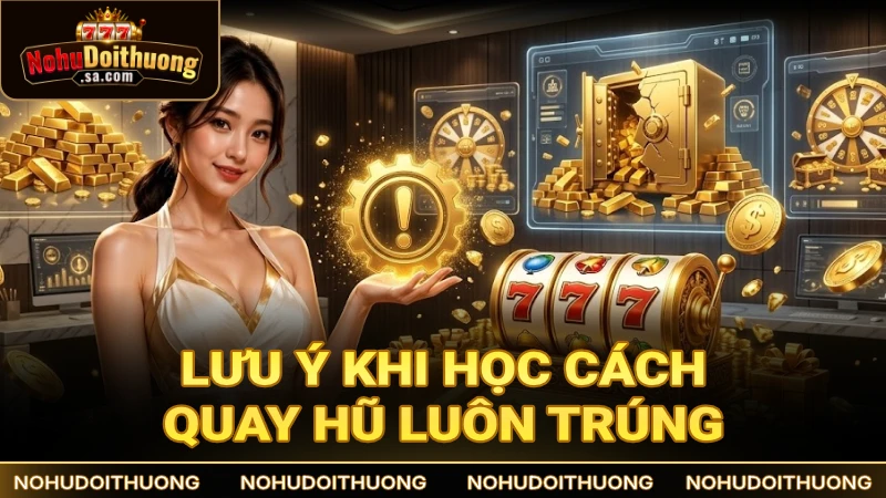 Lưu ý khi học các cách quay nổ hũ luôn trúng