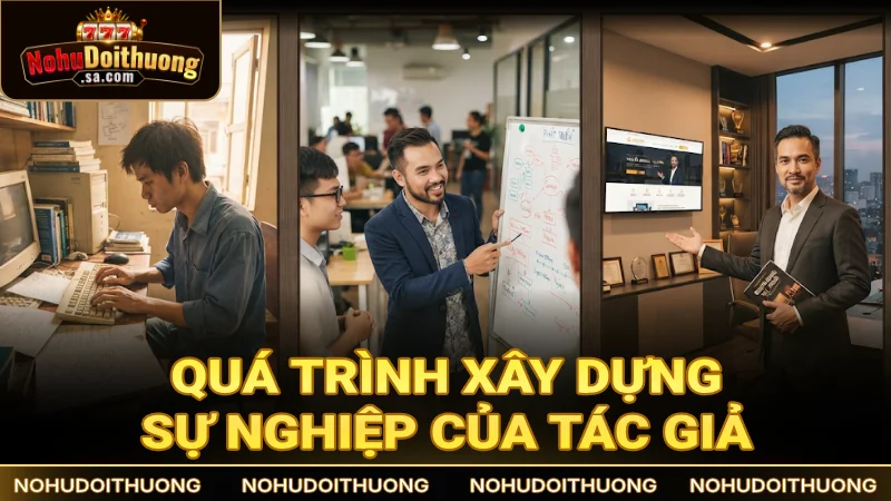 Quá trình xây dựng sự nghiệp của tác giả Nguyễn Giang