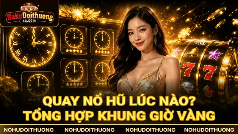 Nên quay nổ hũ lúc nào - Tổng hợp những khung giờ vàng