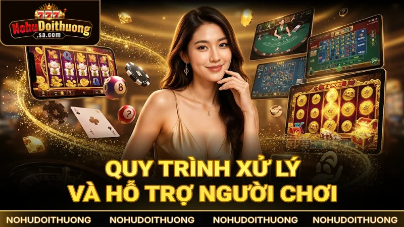 Quy trình xử lý và hỗ trợ yêu cầu từ người chơi